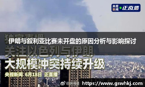 伊朗与叙利亚比赛未开盘的原因分析与影响探讨